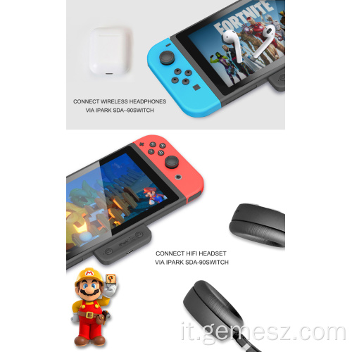 Trasmettitore adattatore Bluetooth per Switch/Switch Lite